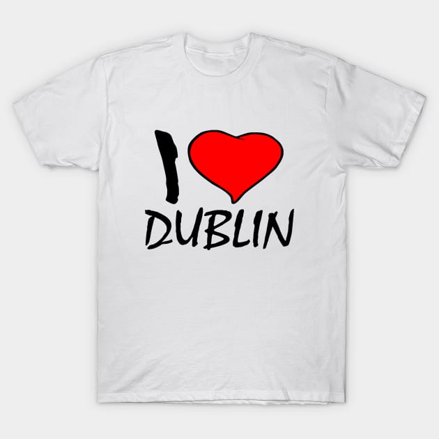 I LOVE DUBLIN T-Shirt by Milaino